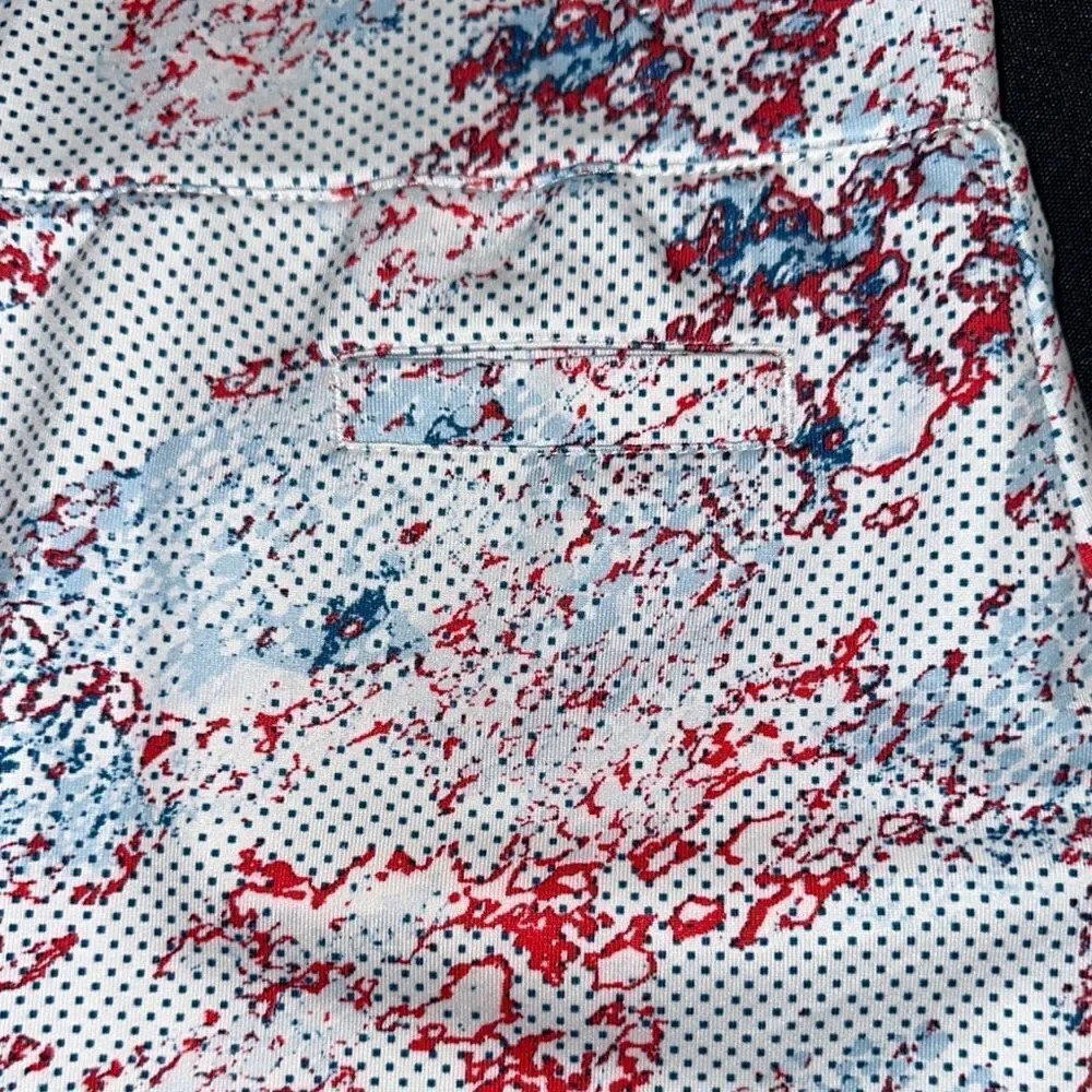 Pebble Beach Multicolor Pattern Skort Size XL